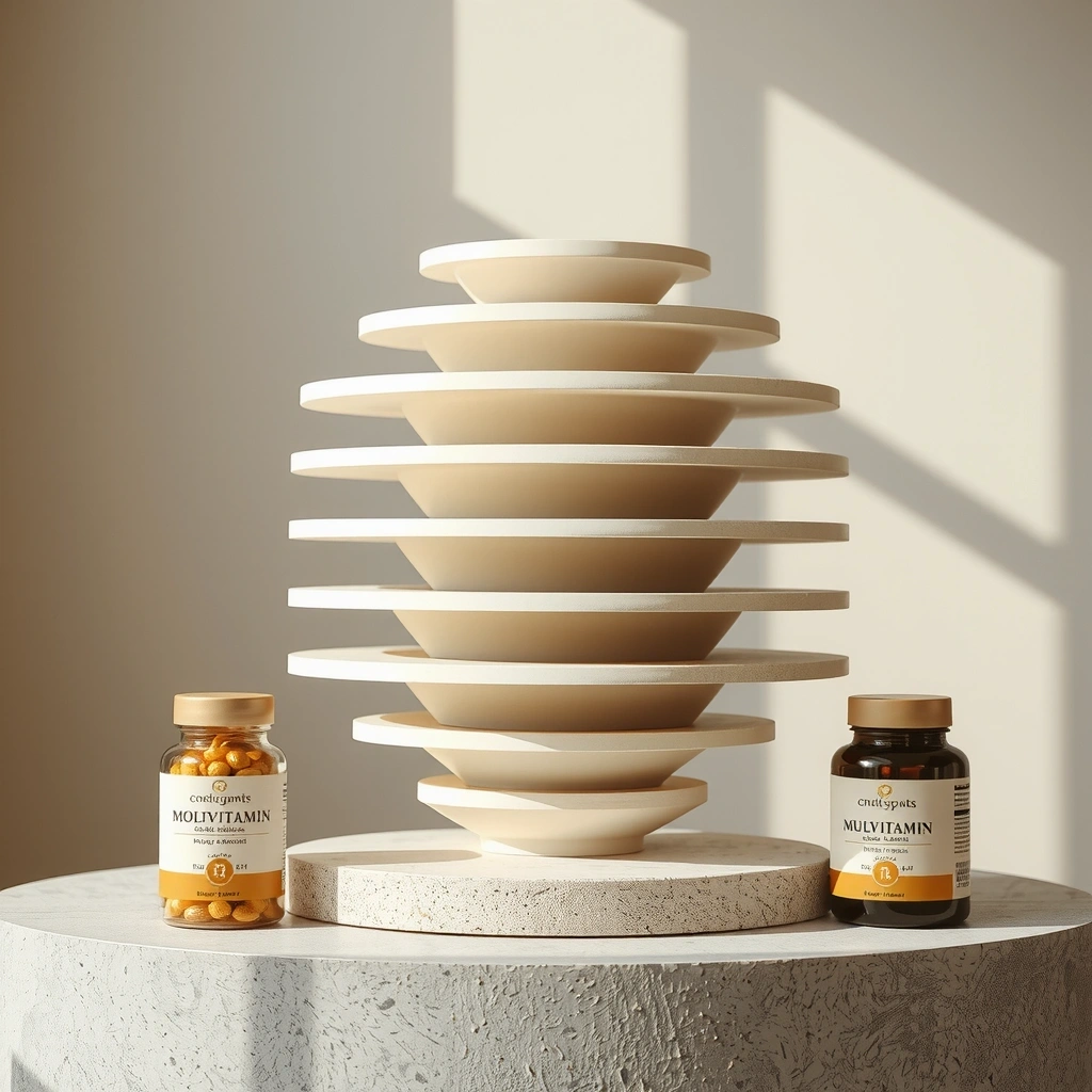 Vitalität Komplex Tabletten Skulptur